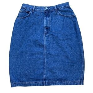 Vintage Gloria Vanderbilt denim pencil skirt